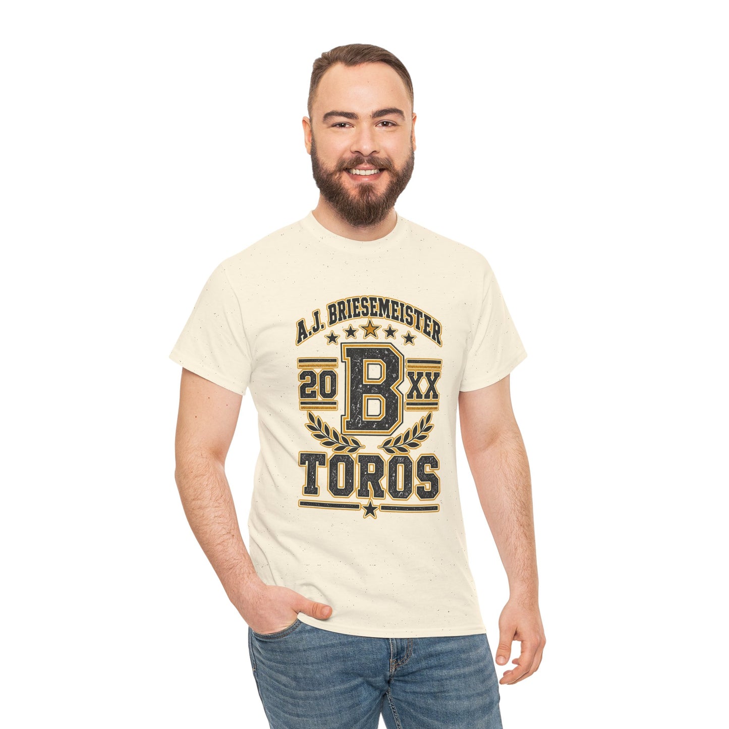Toros Sports Crest Tee — A.J. Briesemeister Vintage Athletic Shirt
