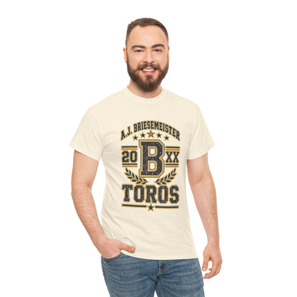 Toros Sports Crest Tee — A.J. Briesemeister Vintage Athletic Shirt