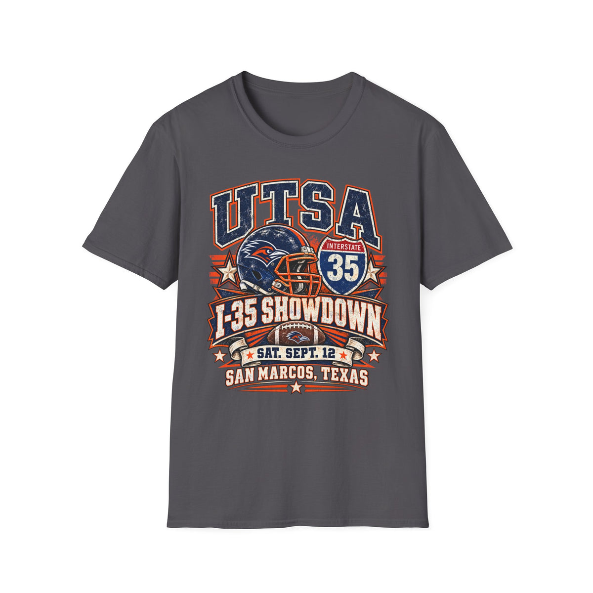 UTSA Football I-35 Showdown Tee — San Marcos Game Day Shirt