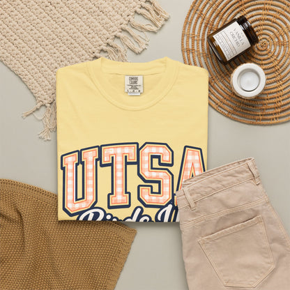 UTSA Birds Up T-Shirt — San Antonio Orange Garment-Dyed Tee