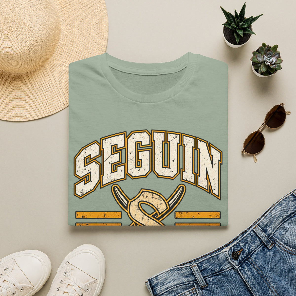Seguin Matadors Vintage T-Shirt — School Spirit Baseball Design