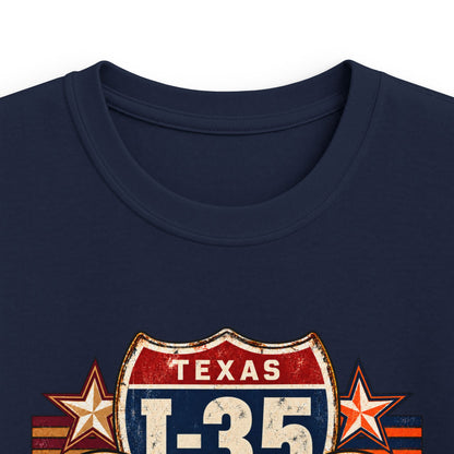 Kids I-35 Showdown Football Tee — Texas State vs UTSA Game Day Shirt