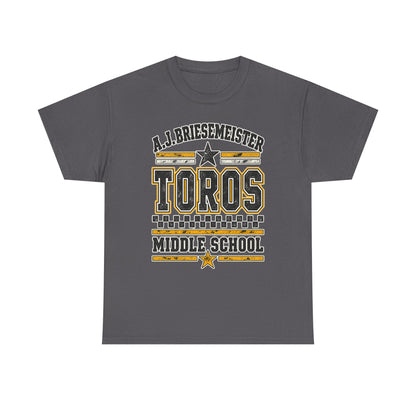 Toros Middle School Tee — A.J. Briesemeister School Spirit T-Shirt