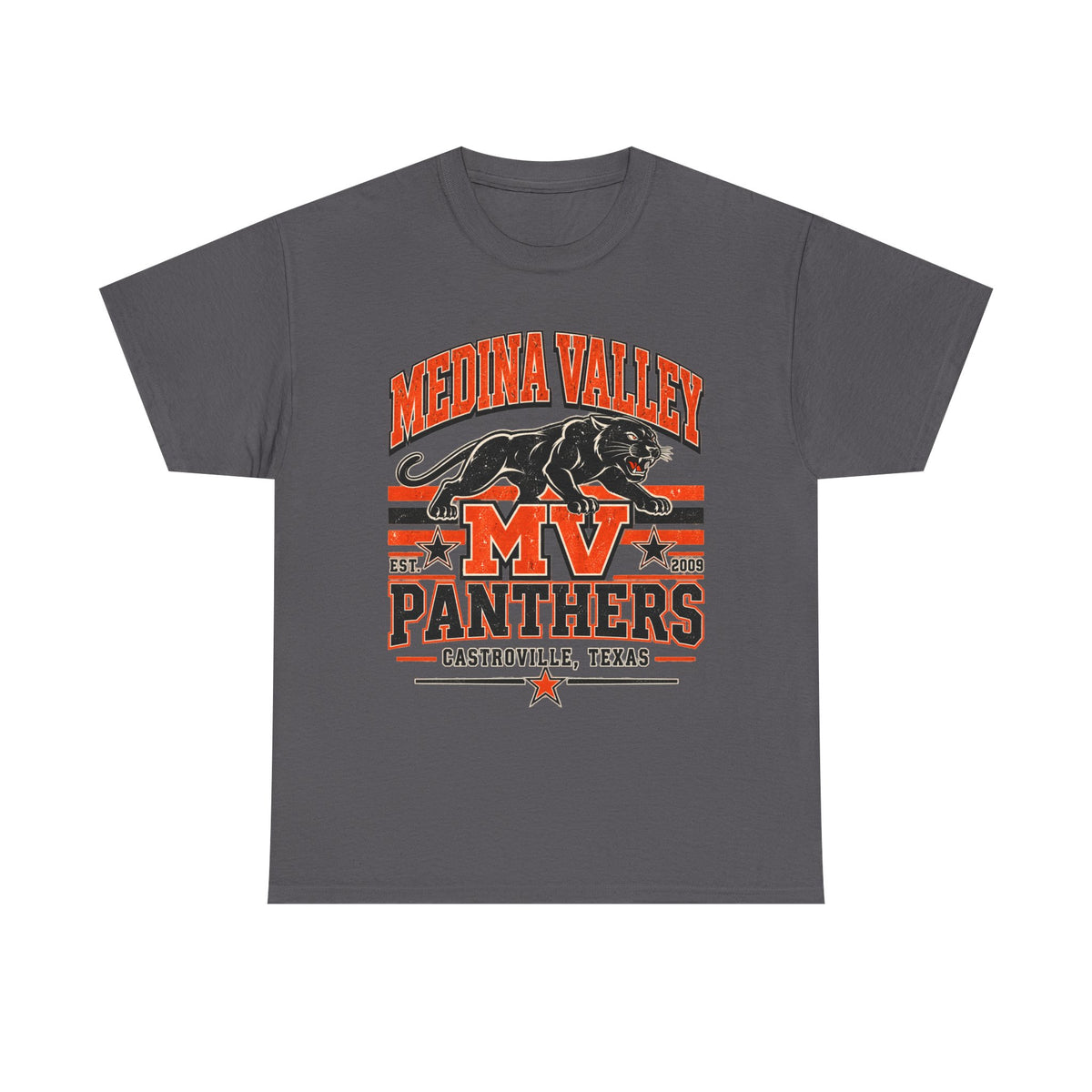 Medina Valley Panthers MV Castrovile Texas T-Shirt
