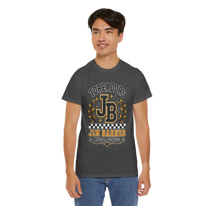 Toreadors JB Jim Barnes Middle School Tee — School Spirit Graphic T-Shirt