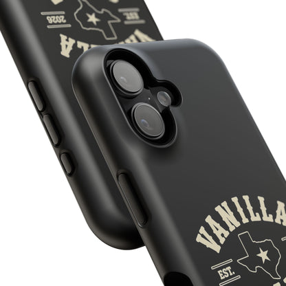 Black w/Ivory Logo lmpact-Resistant Phone Cases