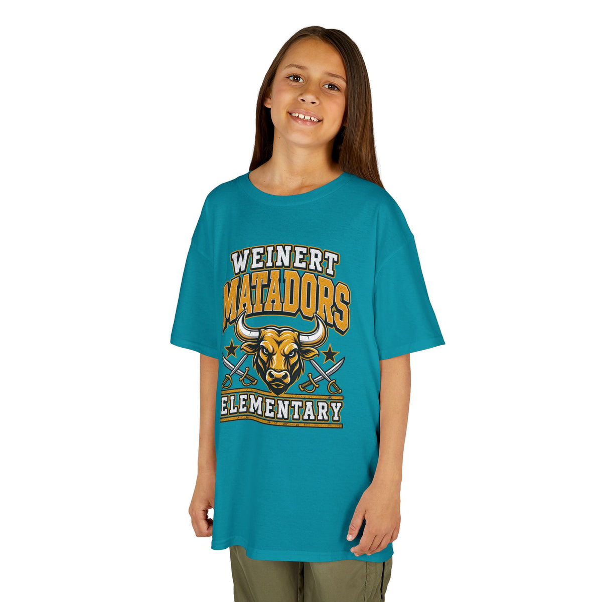 Weinert Matadors Elementary Kids T-Shirt — School Mascot Tee