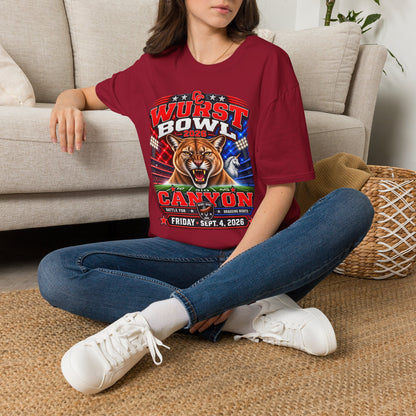 Wurst Bowl 2026 T-Shirt — Canyon Football Game Day Tee