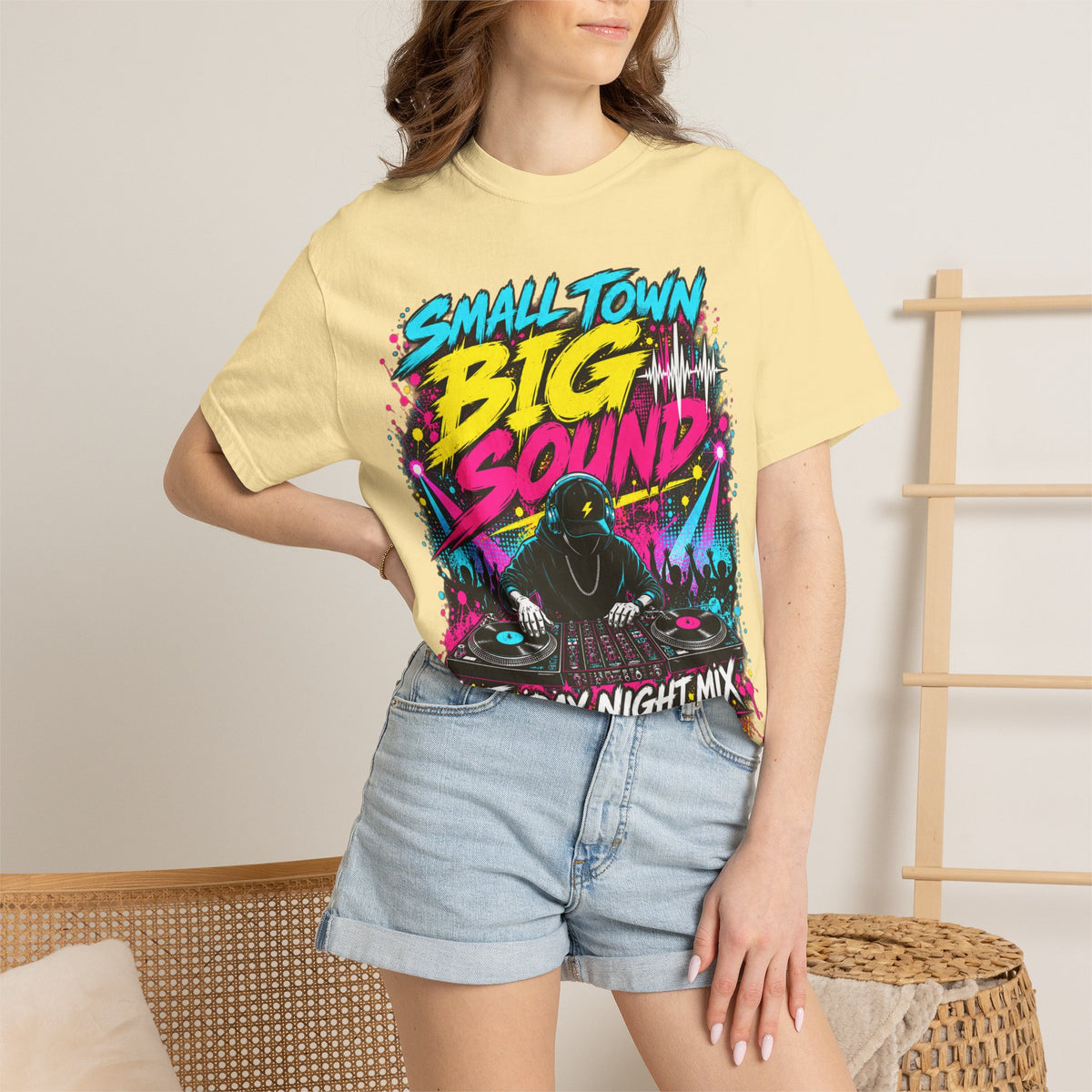 Small Town Big Sound DJ T-Shirt — Friday Night Mix Graphic Tee