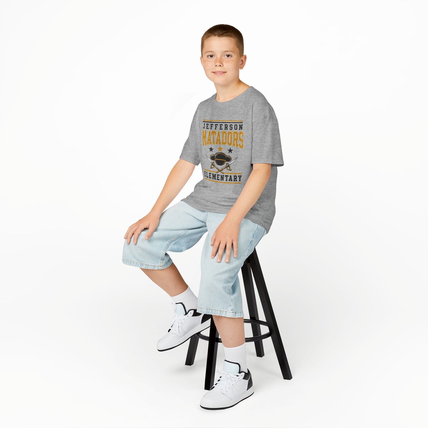Jefferson Matadors Elementary Kids T-Shirt — School Spirit Tee