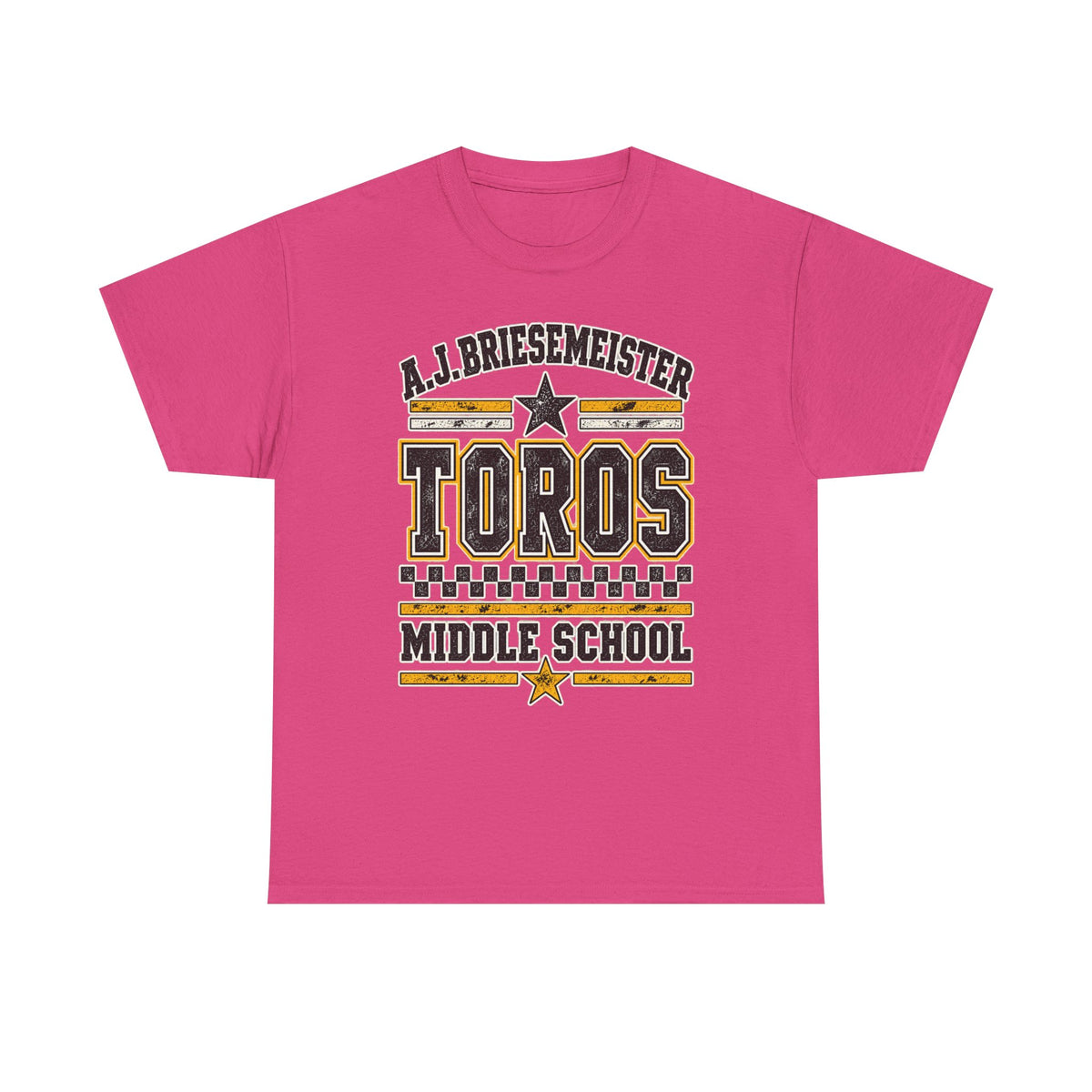 Toros Middle School Tee — A.J. Briesemeister School Spirit T-Shirt