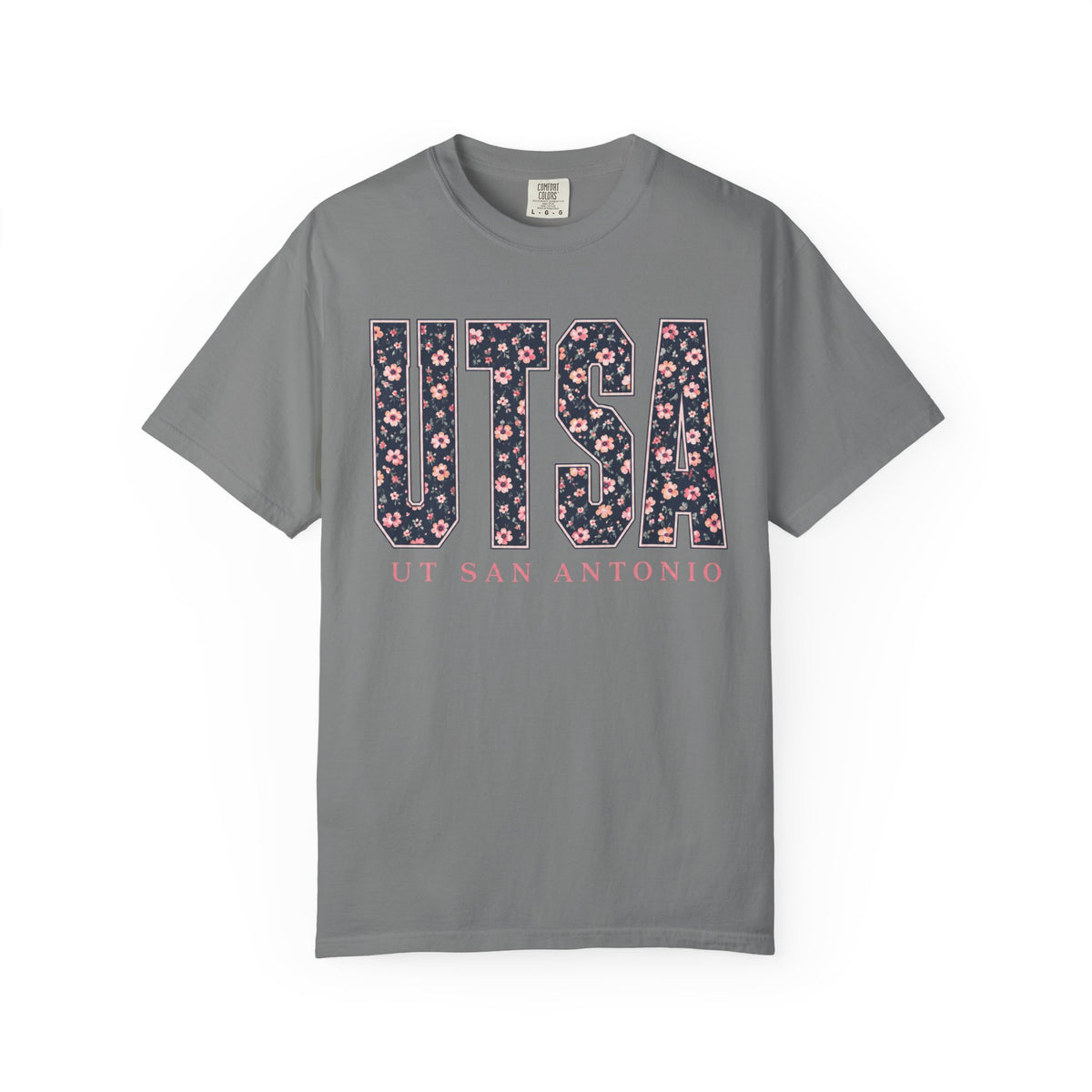 UTSA Floral Logo T‑Shirt — UT San Antonio Collegiate Tee
