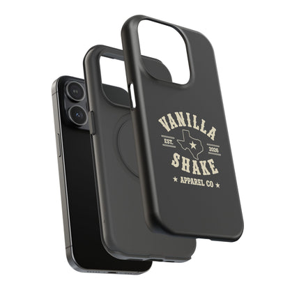 Black w/Ivory Logo lmpact-Resistant Phone Cases