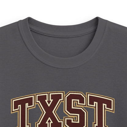 Kids TXST Bobcats Tee — Youth Texas State University Spirit Shirt
