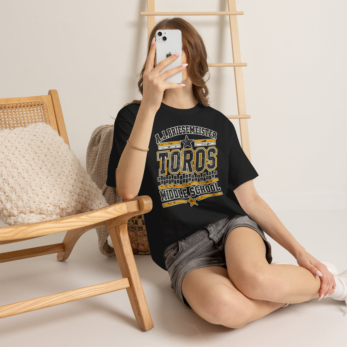 Toros Middle School Tee — A.J. Briesemeister School Spirit T-Shirt