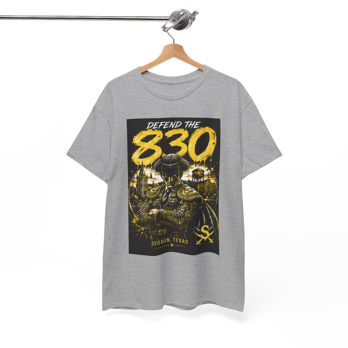 Defend The 830 Matador T-Shirt — San Antonio Pride, Military/Streetwear Graphic Tee