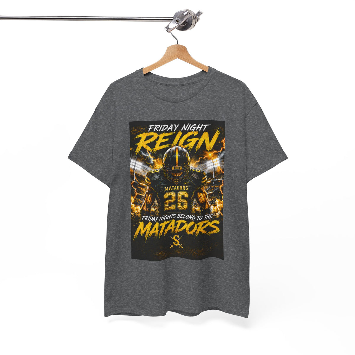 Friday Night Reign Matadors Football T‑Shirt — Team Spirit Game Day Tee