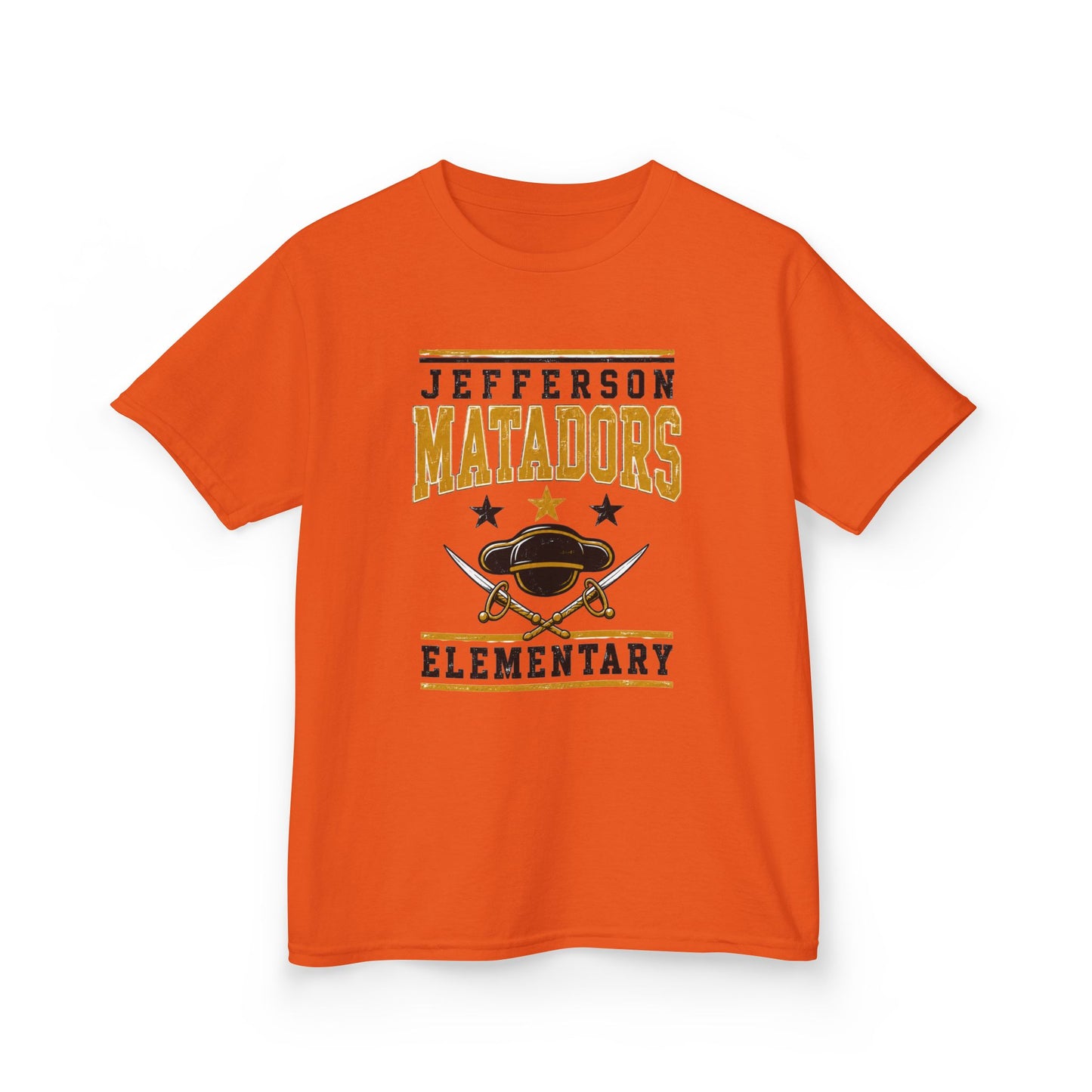 Jefferson Matadors Elementary Kids T-Shirt — School Spirit Tee