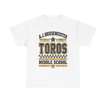 Toros Middle School Tee — A.J. Briesemeister School Spirit T-Shirt
