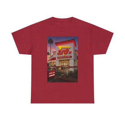 Retro Diner Photo T‑Shirt – 'A Hand Out Of It' Vintage Neon Tee