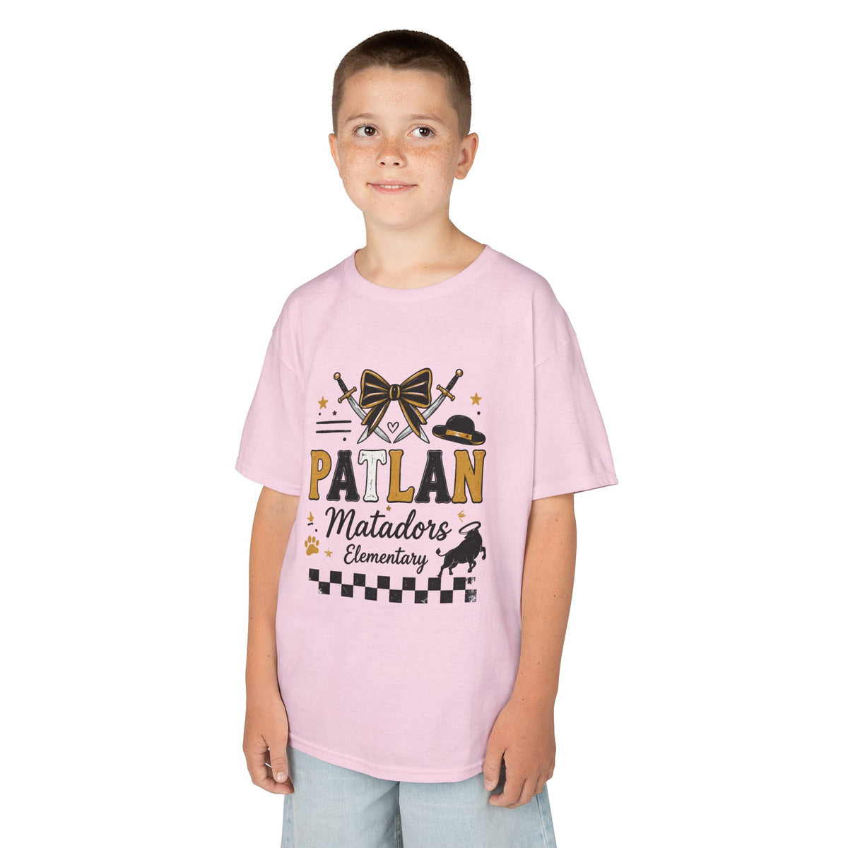 Patlan Matadors Elementary Kids T-Shirt — School Spirit Tee