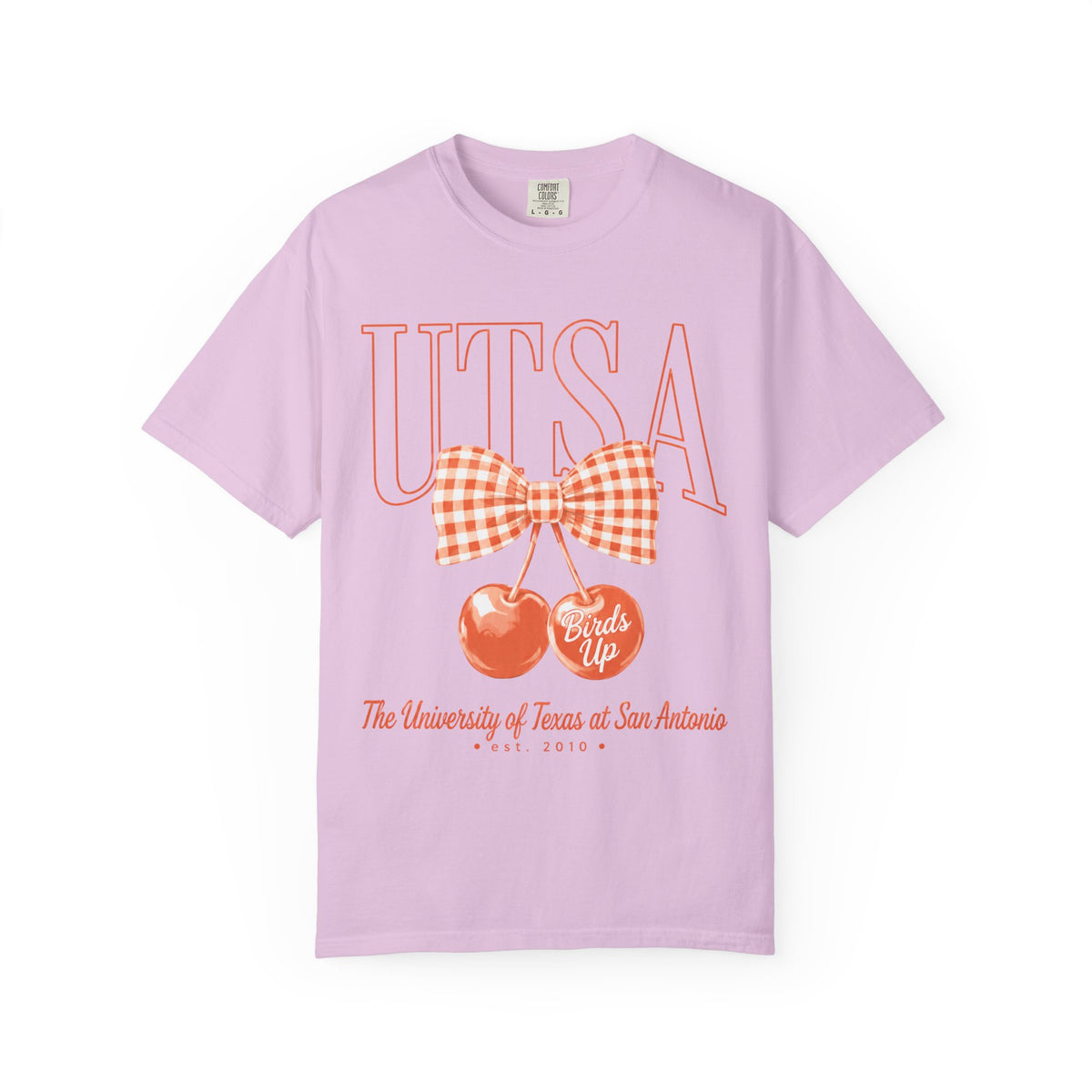 UTSA Cherries Graphic T-Shirt — "Birds Up" University of Texas San Antonio Tee