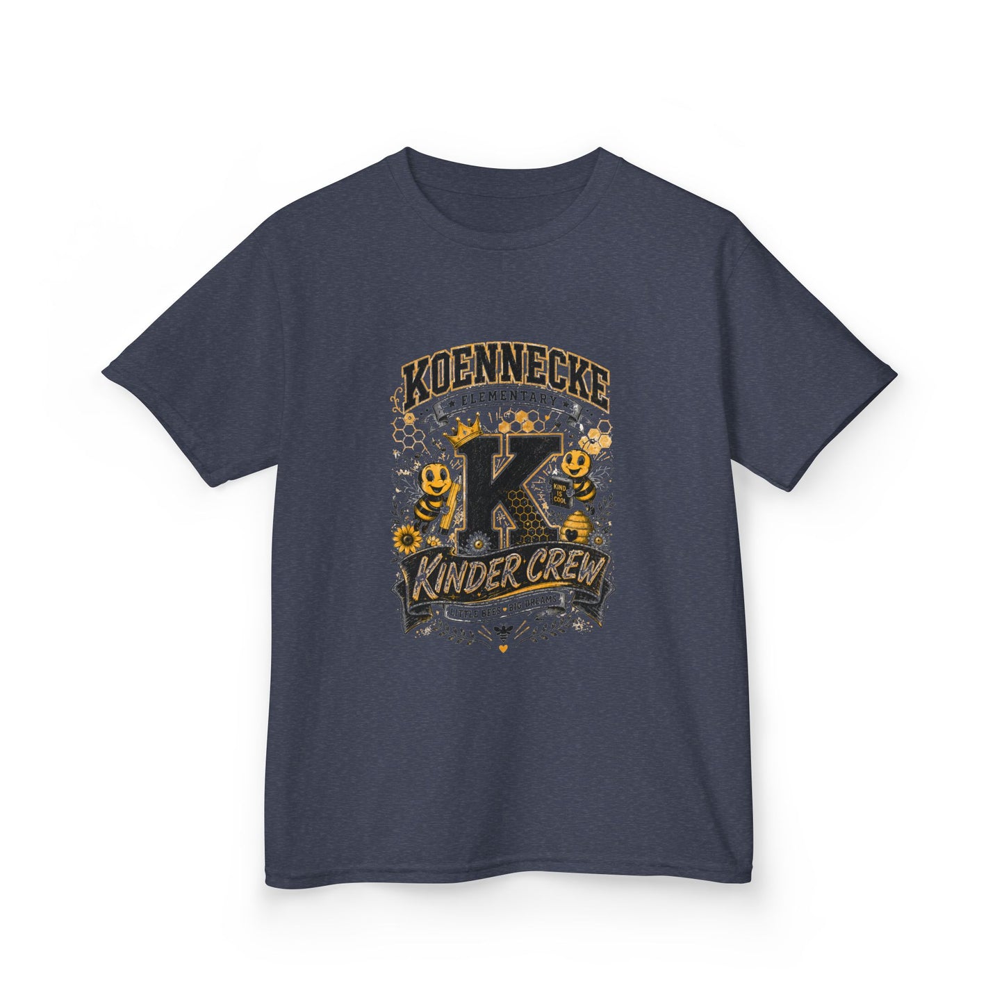 Kinder Crew Kids T-Shirt — 'Koennecke Kinder Crew' School Spirit Tee