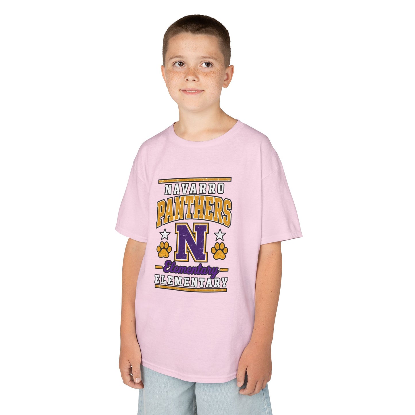 Navarro Panthers Kids T-Shirt — 'N' Elementary School Spirit Tee