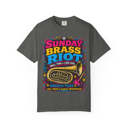 Sunday Brass Riot T‑Shirt — Gonzales Texas Band Tee