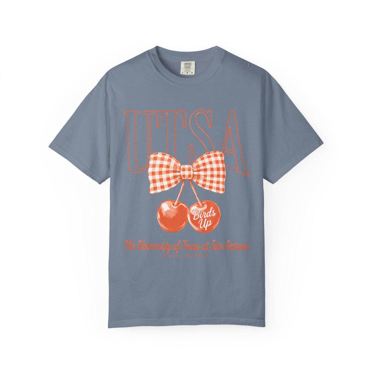 UTSA Cherries Graphic T-Shirt — "Birds Up" University of Texas San Antonio Tee