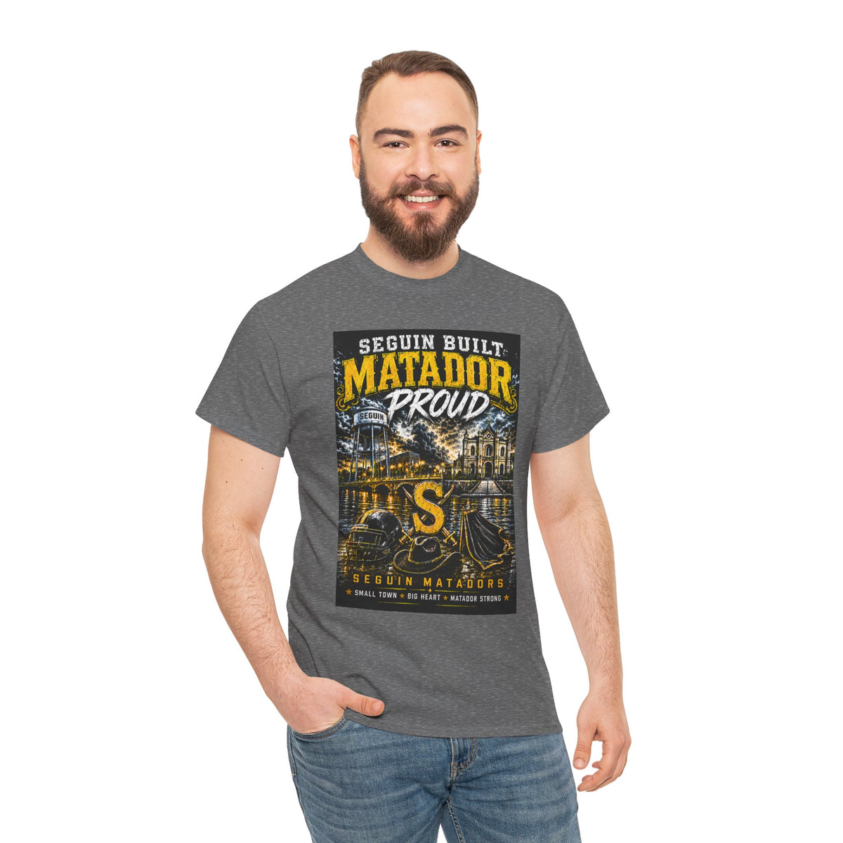 Matador Proud T‑Shirt — Seguin Built Community Tee