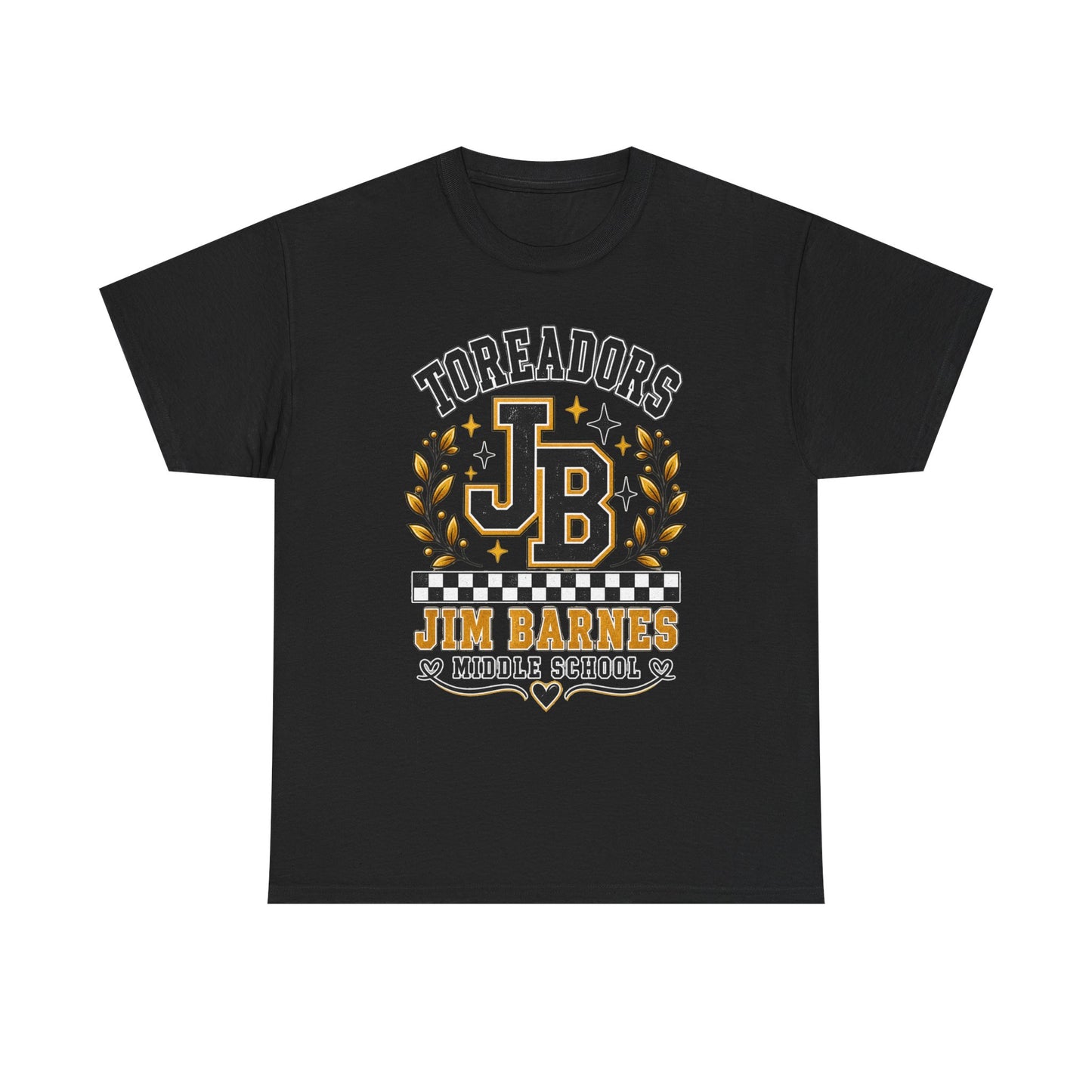 Toreadors JB Jim Barnes Middle School Tee — School Spirit Graphic T-Shirt