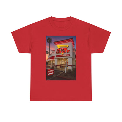 Retro Diner Photo T‑Shirt – 'A Hand Out Of It' Vintage Neon Tee