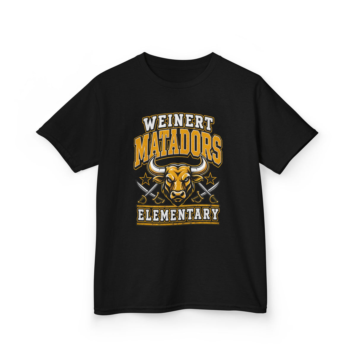 Weinert Matadors Elementary Kids T-Shirt — School Mascot Tee