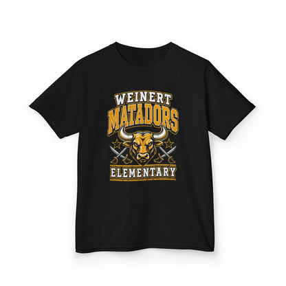 Weinert Matadors Elementary Kids T-Shirt — School Mascot Tee