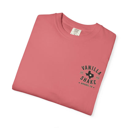 Mr. & Mrs. Shake Logo Unisex Garment-Dyed T-shirt