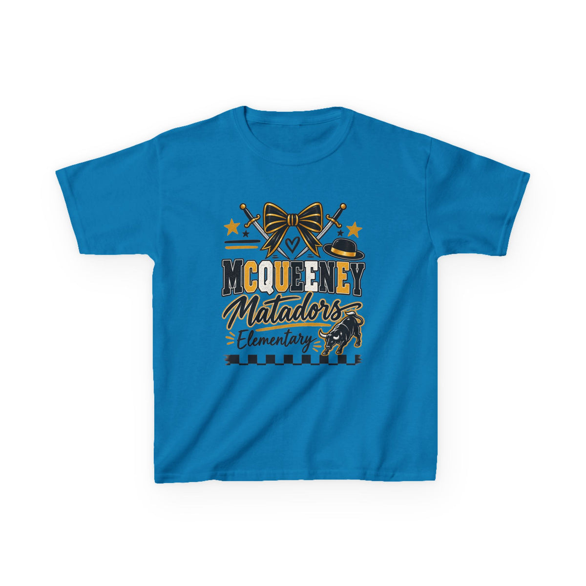 Kids Tee — McQueeny Matadors Elementary School Spirit Shirt