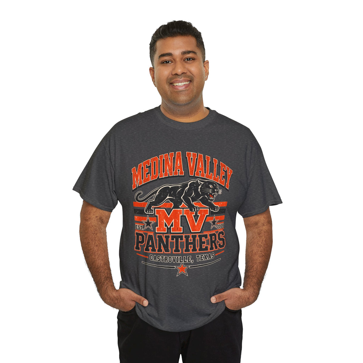 Medina Valley Panthers MV Castrovile Texas T-Shirt
