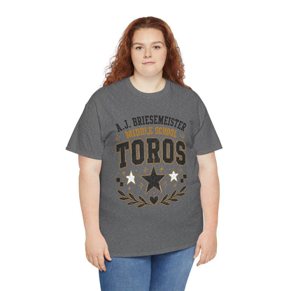 Toros Middle School Tee – A.J. Briesmeister School Spirit Shirt