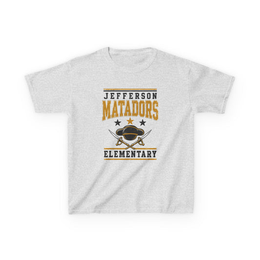 Jefferson Matadors Elementary Kids T-Shirt — School Spirit Tee
