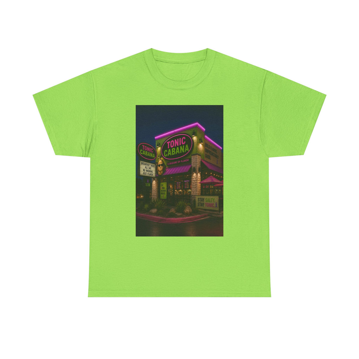 T-Shirt — Neon Tonic Cabana Nightclub Graphic Tee