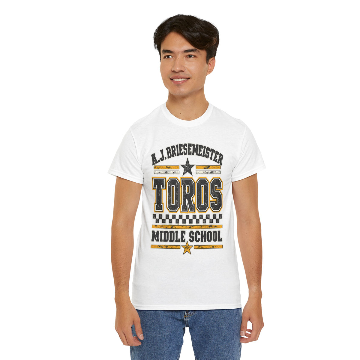 Toros Middle School Tee — A.J. Briesemeister School Spirit T-Shirt