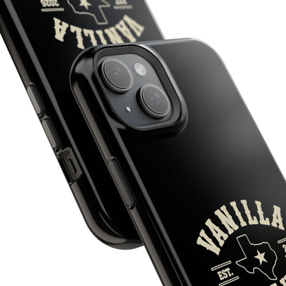 Black w/Ivory Logo lmpact-Resistant Phone Cases