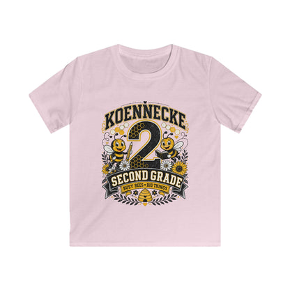 Personalized '2 Second Grade' Kids Tee — Custom Name Back-to-School Shirt