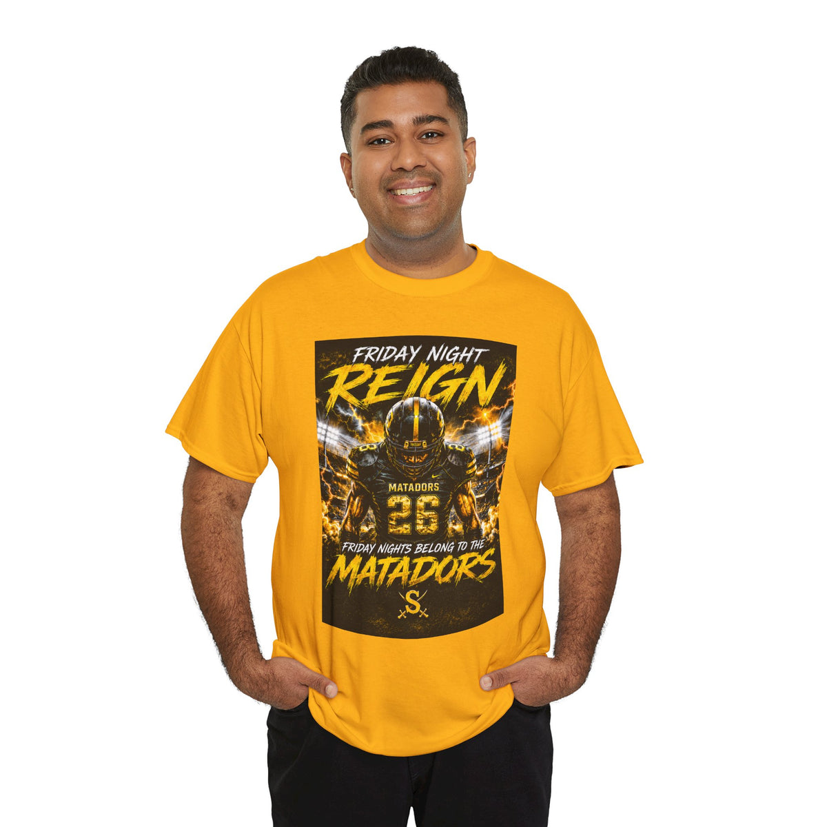 Friday Night Reign Matadors Football T‑Shirt — Team Spirit Game Day Tee