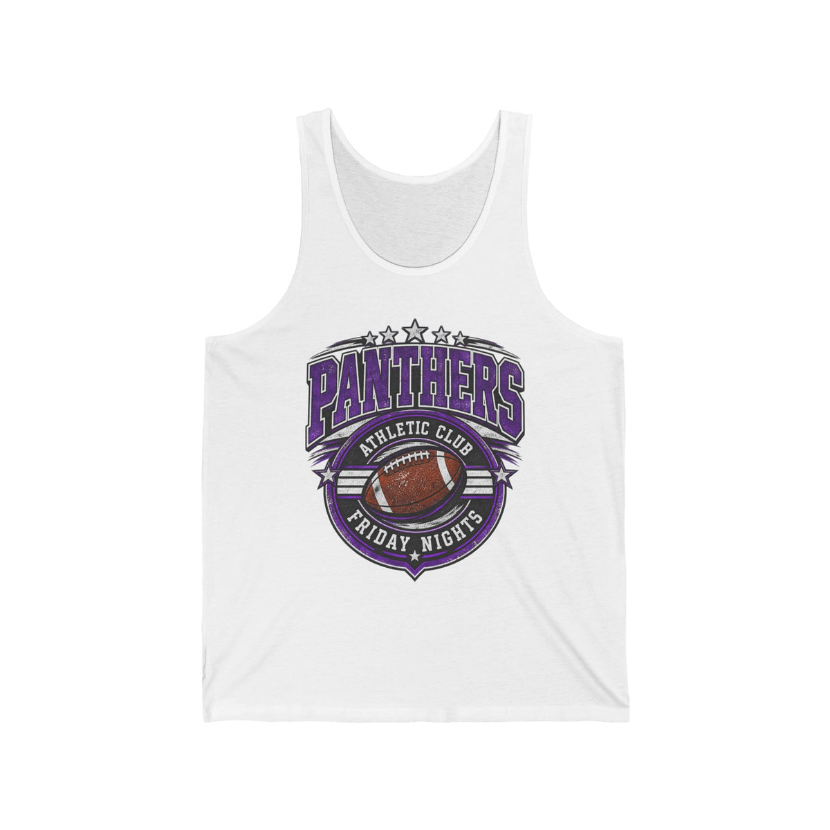 Panthers Friday Nights Football Tank — Personalized 'Wright 26' Athletic Club Jersey