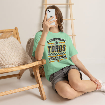 Toros Middle School Tee — A.J. Briesemeister School Spirit T-Shirt