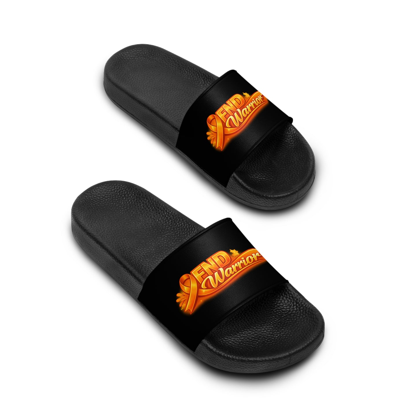 Black FND Warrior Women's Slide Sandals