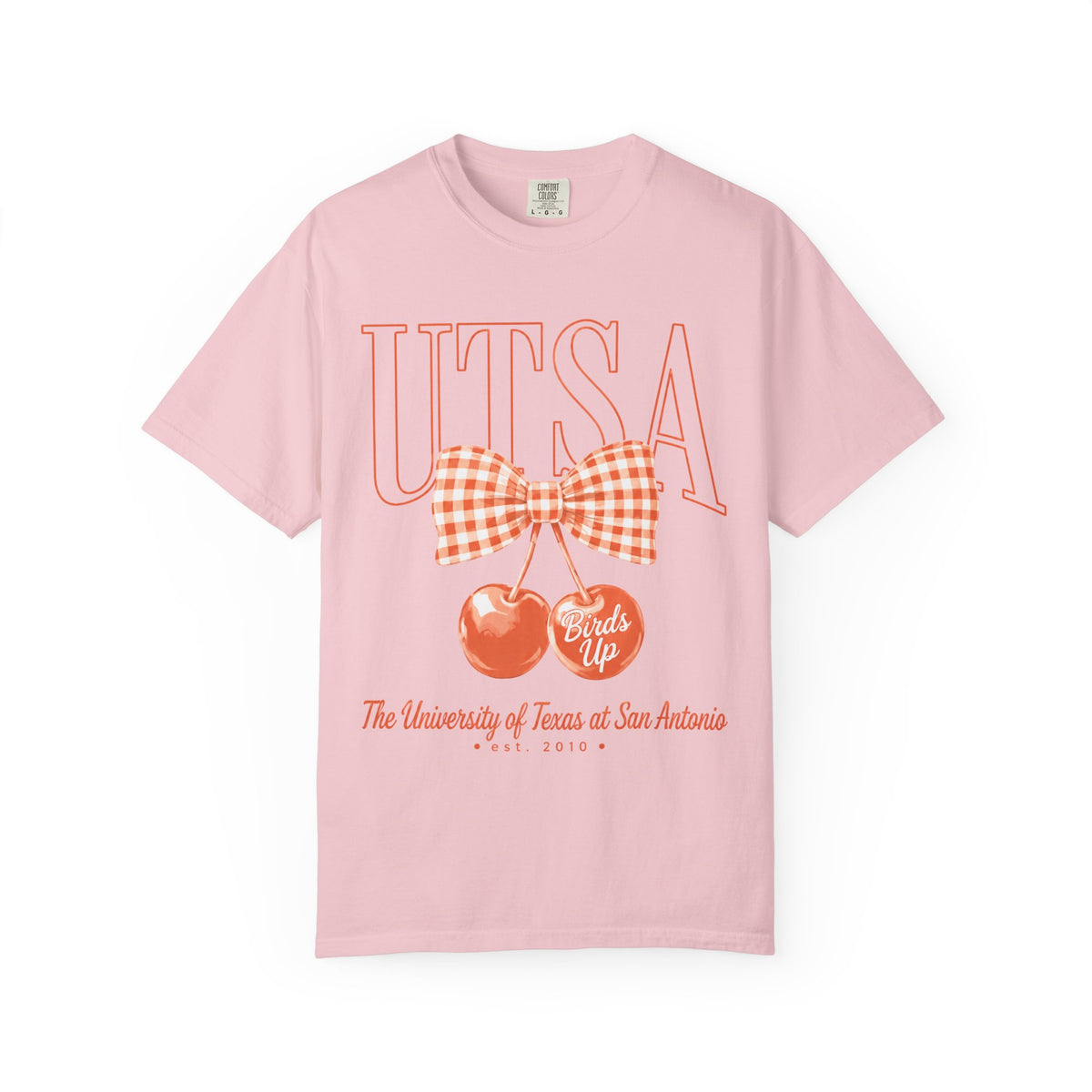 UTSA Cherries Graphic T-Shirt — "Birds Up" University of Texas San Antonio Tee