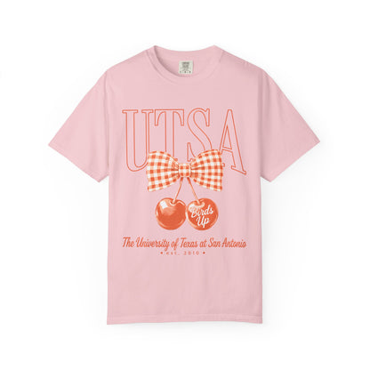 UTSA Cherries Graphic T-Shirt — "Birds Up" University of Texas San Antonio Tee